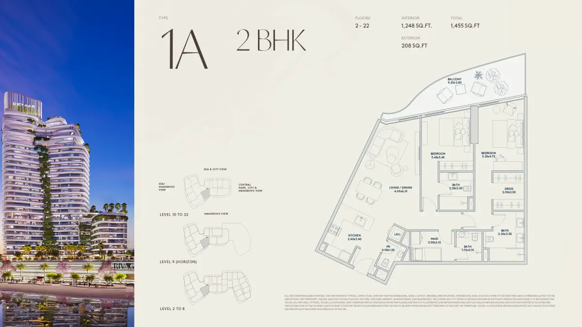 2 BR - Type A